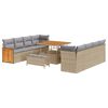 vidaXL S&uacute;prava z&aacute;hradn&yacute;ch pohoviek 12 pcs Beige a svetlo &scaron;ed&aacute;