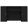 vidaXL Recepčn&yacute; pult, čierny dub, 180x50x103,5 cm, imit&aacute;cia dreva