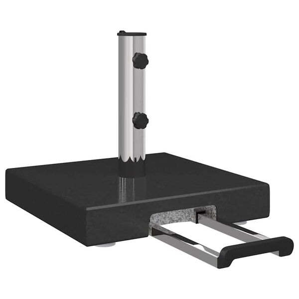 vidaXL Z&aacute;kladňa pre slnečn&iacute;k Čierna 41 x 41 x 37 cm Granite