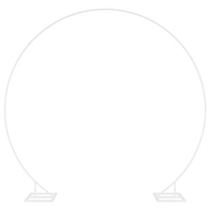 vidaXL Svadobn&yacute; obl&uacute;k Biela 220 x 45 x 200 cm Oceľ