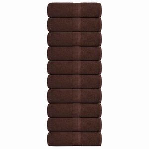 vidaXL Utierky na um&yacute;vanie FROGN 10 ks hned&eacute; 30x30 cm 360 g/m&sup2;