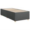 vidaXL Boxspring posteľ s matracom tmavosiv&aacute; 100x200 cm l&aacute;tka