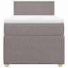 vidaXL Boxspring posteľ s matracom sivohned&yacute; 100x200 cm l&aacute;tka