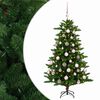 vidaXL Umel&yacute; vianočn&yacute; stromček s guľami 120 cm 150 LED Tepl&aacute; biela