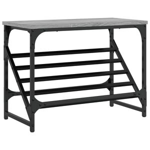 vidaXL Reg&aacute;l na top&aacute;nky siv&yacute; sonoma 60x30x45 cm kompozitn&eacute; drevo