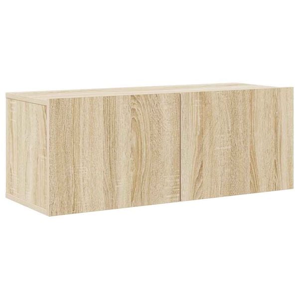 vidaXL 6-dielna súprava TV skriniek dub sonoma kompozitné drevo