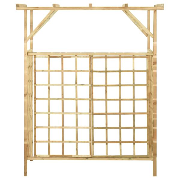 vidaXL Z&aacute;hradn&aacute; pergola pre dva ko&scaron;e impregnovan&aacute; borovica