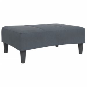 vidaXL Podnožka tmavosiv&aacute; 77x55x31 cm zamat