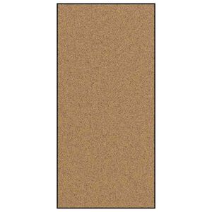 vidaXL Rohož Iný Krémová a čierna 120 x 250 cm Polyamid a PVC