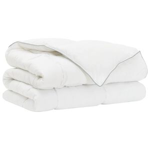 vidaXL S&uacute;prava papl&oacute;nu a vank&uacute;&scaron;a 135 x 200 cm Zima 350 gsm Biela