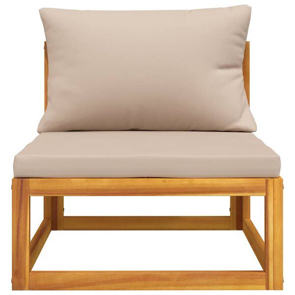 vidaXL 2-dielna záhradná sedacia súprava s vankúšmi akáciový masív