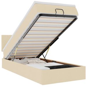 vidaXL Osmansk&yacute; r&aacute;m postele s matracom kr&eacute;mov&aacute; 80x200 cm l&aacute;tka