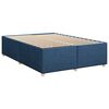 vidaXL Boxspring posteľ s matracom modr&yacute; 140x190 cm l&aacute;tka