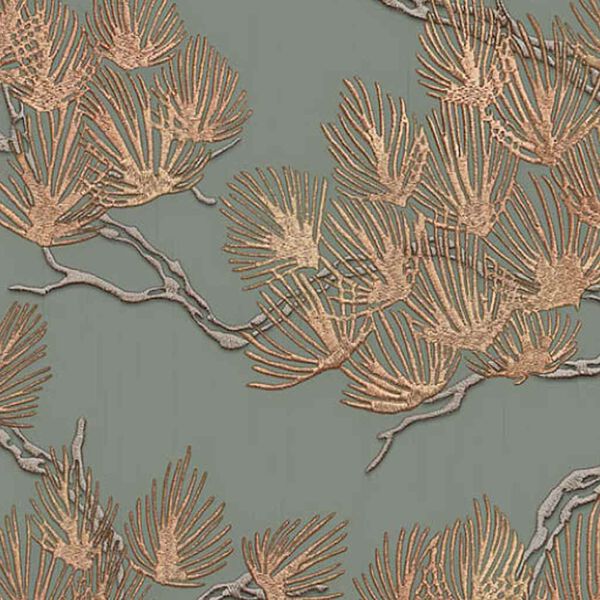 DUTCH WALLCOVERINGS Tapeta borovica zelen&aacute;