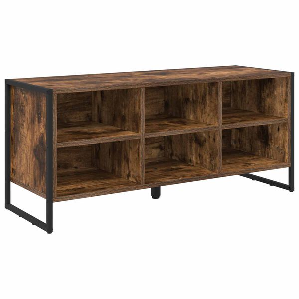 vidaXL Skriňa na top&aacute;nky Dymov&aacute; dub 60 x 35 x 44 cm Kompozitn&eacute; drevo