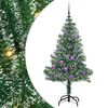 vidaXL Umel&yacute; vianočn&yacute; stromček, snehom obalen&yacute;, s LED svetlom 150 cm