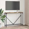 vidaXL Konzolov&yacute; st&ocirc;l Star&eacute; drevo 102 x 23 x 75 cm Kompozitn&eacute; drevo