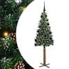 vidaXL &Uacute;zky vianočn&yacute; stromček Zelen&aacute; 150 cm