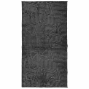 vidaXL Koberec IZA kr&aacute;tky vlas &scaron;kandin&aacute;vsky vzhľad antracit 80x150 cm