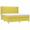 vidaXL Boxspring posteľ s matracom zelen&aacute; 180x200 cm l&aacute;tka