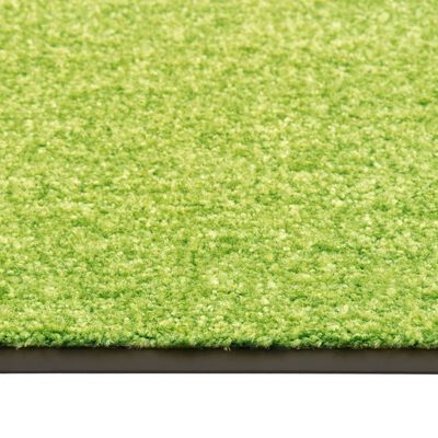 vidaXL Rohožka, prateľná, zelená 90x120 cm