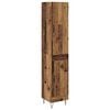 vidaXL Highboard Star&eacute; drevo 34,5 x 34 x 90 cm Kompozitn&eacute; drevo