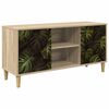 vidaXL TV skrinka ELBURG 102 x 33 x 50 cm Sonoma Kompozitn&eacute; drevo