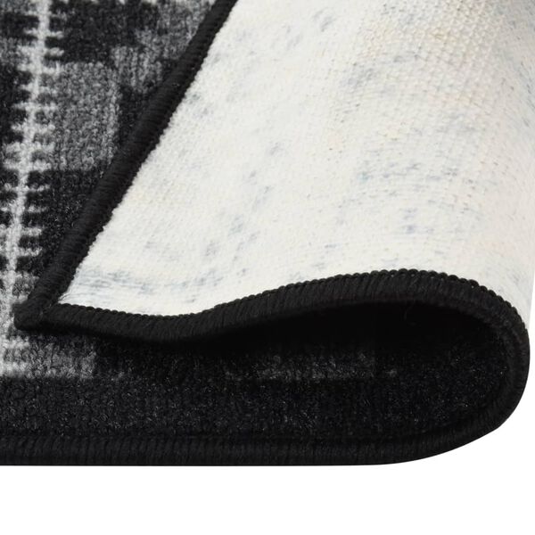 vidaXL Koberec beh&uacute;ň čierny 80x250 cm