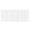 vidaXL Čipkov&aacute; z&aacute;clona so z&aacute;clonami Biela 100 x 400 cm Polyester