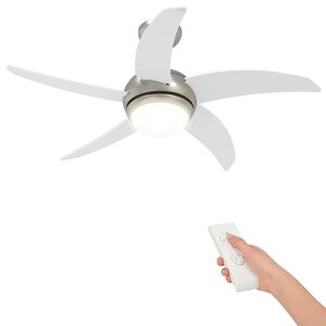 vidaXL Stropn&yacute; ventil&aacute;tor s osvetlen&iacute;m a diaľkov&yacute;m ovl&aacute;dan&iacute;m &Oslash; 110 cm
