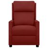 vidaXL Elektrické masážne kreslo vínovočervené umelá koža