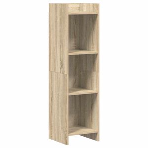 vidaXL Knižnica Dub sonoma 30 x 30 x 111 cm Kompozitn&eacute; drevo