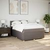 vidaXL Boxspring posteľ s matracom sivohned&yacute; 140x190 cm l&aacute;tka