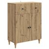vidaXL Serv&iacute;rovacia skriňa so z&aacute;suvkou Dub artisan 66 x 34,5 x 90 cm