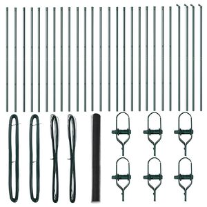 vidaXL Stĺp na plot. Siv&aacute;