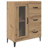 vidaXL Highboard Remeseln&yacute; dub 69,5 x 34 x 180 cm Kompozitn&eacute; drevo