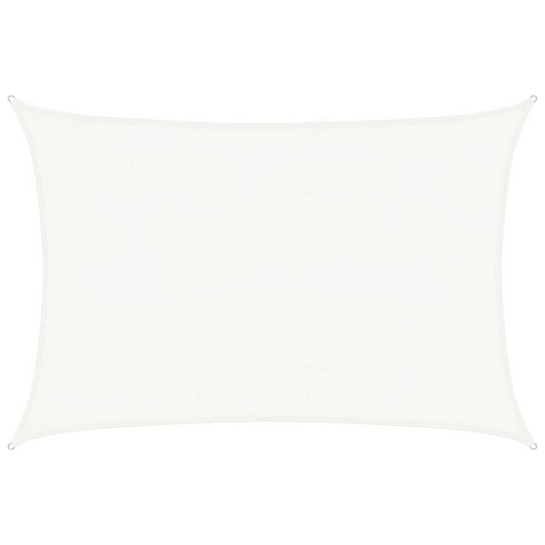 vidaXL Tieniaca plachta 160 g/m&sup2; biela 3x4,5 m HDPE