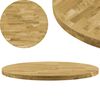 vidaXL Stolov&aacute; doska dubov&eacute; drevo okr&uacute;hla 44 mm 900 mm