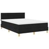 vidaXL Posteľ boxspring s matracom Čierna 160 x 200 cm l&aacute;tka