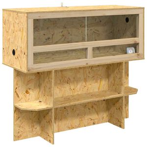 vidaXL Ter&aacute;rium Hned&aacute; 100 x 40 x 90 cm OSB