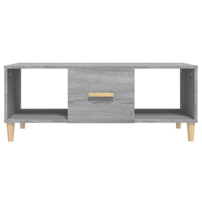 vidaXL Konferenčný stolík sivý sonoma 102x50x40cm kompozitné drevo