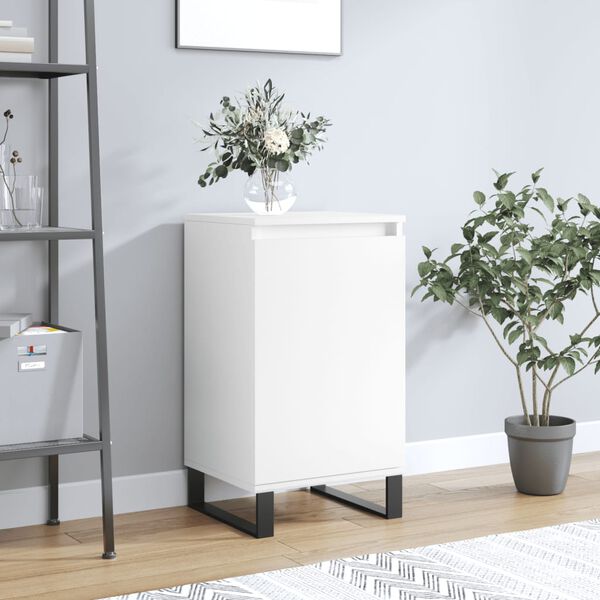 vidaXL Komoda biela 40x35x70 cm kompozitn&eacute; drevo