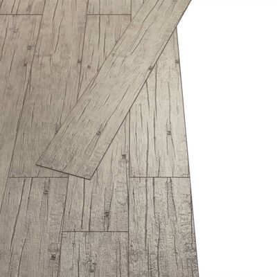 vidaXL Samolepiace podlahové dosky z PVC 2,51 m² 2 mm bledý dub