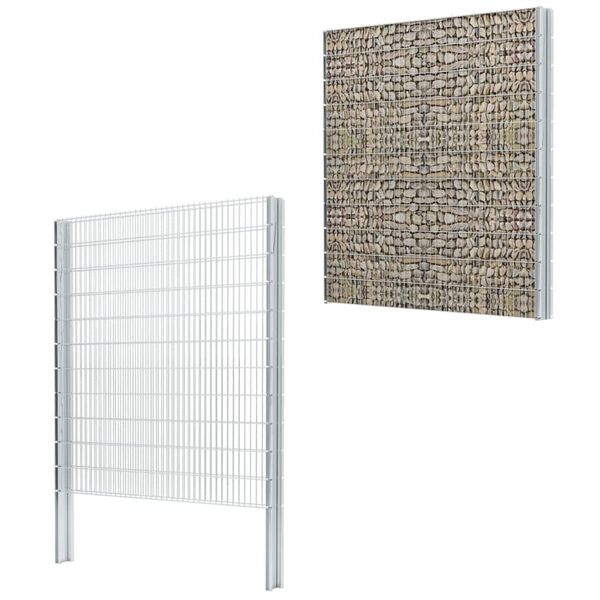 vidaXL Gabionov&eacute; h&aacute;ky 200 ks oceľ