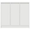 vidaXL Komoda biela 85x34x76 cm kompozitné drevo