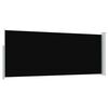 vidaXL Zaťahovacia bočná markíza 120 x 300 cm čierna
