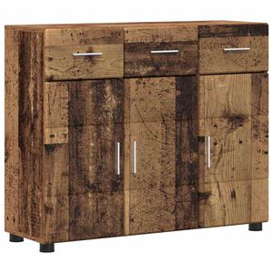 vidaXL Serv&iacute;rovacia skriňa FLORIN 88,5 x 30,5 x 73 cm Star&eacute; drevo