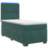 vidaXL Posteľ boxspring s matracom Tmavozelen&aacute; 100 x 200 cm Zamat