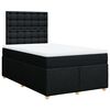 vidaXL Boxspring posteľ s matracom čierny 120x200 cm l&aacute;tka