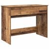 vidaXL Kozmetick&yacute; st&ocirc;l so z&aacute;suvkou Star&eacute; drevo 100 x 45 x 76 cm
